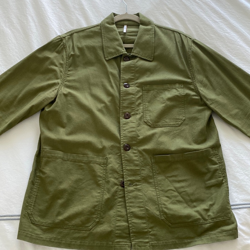 Shirt Jacket / By Slowear/ Glanshirt - tropical weave , lightweight